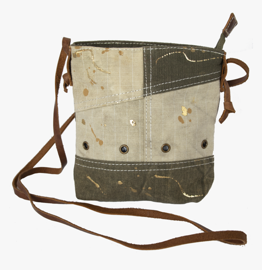 Vintage Canvas Paint Splatter Small Crossbody - Shoulder Bag, HD Png Download, Free Download