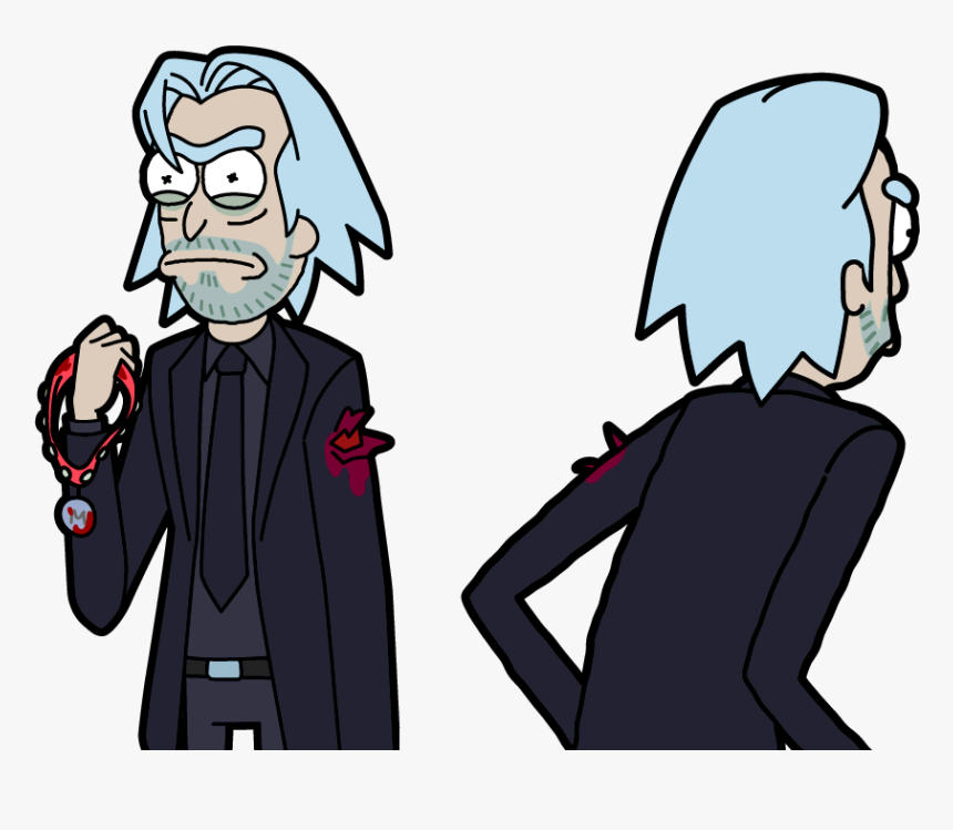 John Rick - Rick Zarchez - Dude Rick - Vaporwave Rick - John Rick And Morty, HD Png Download, Free Download