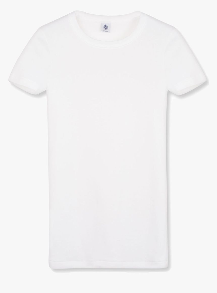 Plain White T-shirt Transparent Image - Active Shirt, HD Png Download, Free Download