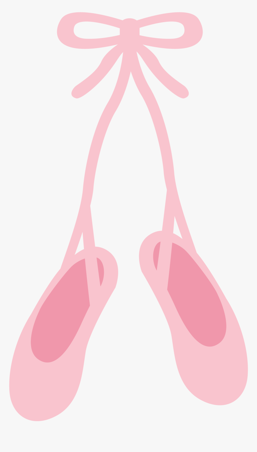 Transparent Ballet Shoes Clip Art - Pink Ballet Shoes Clipart, HD Png Download, Free Download