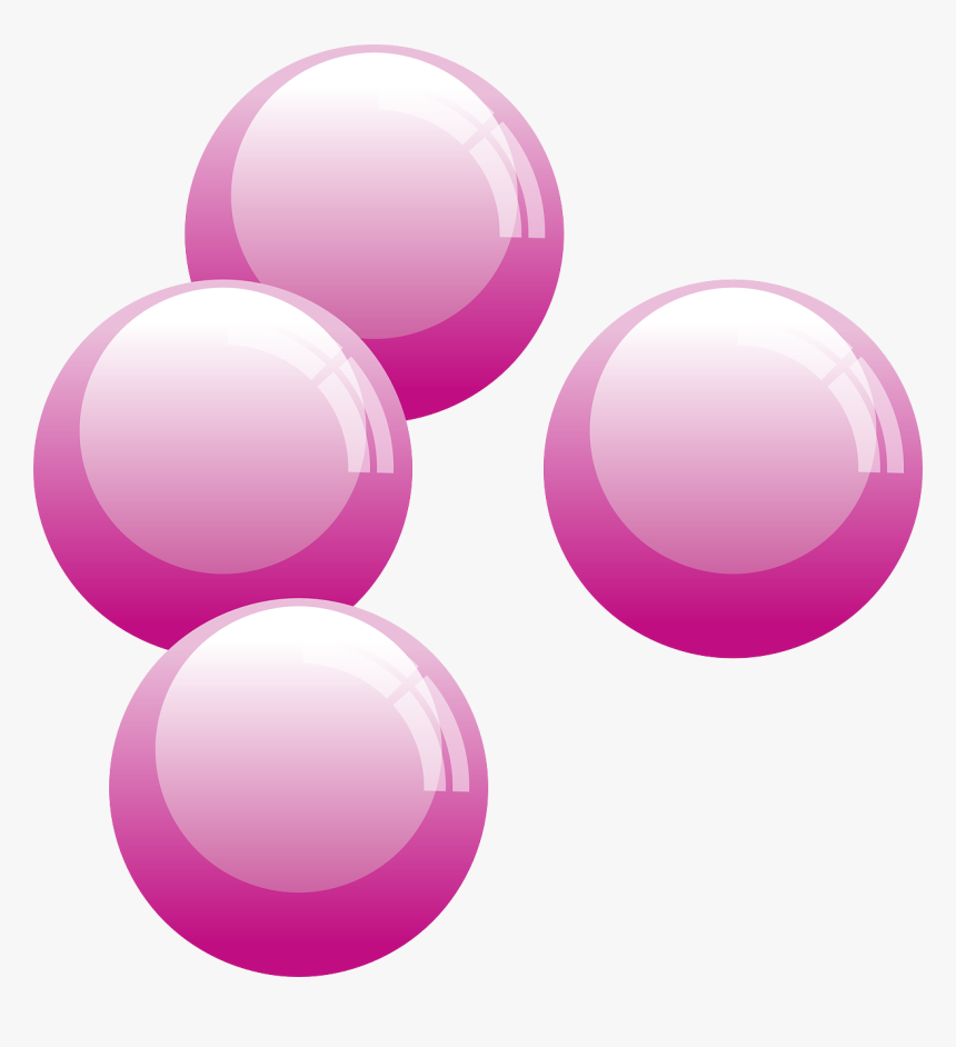 Pink Bubbles Clip Art, HD Png Download, Free Download
