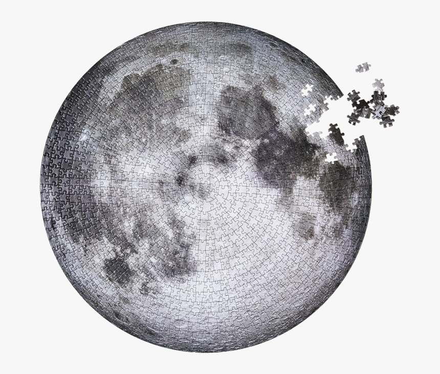 1000 Piece Moon Puzzle - Moon Puzzle, HD Png Download, Free Download