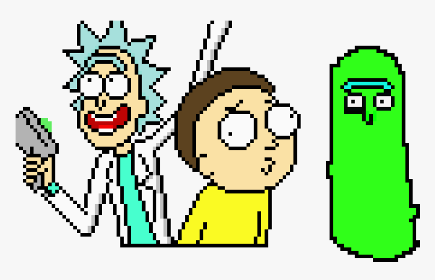 Rick And Morty Maker - Rick And Morty Pixel Art, HD Png Download, Free Download