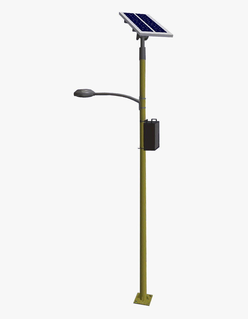 Solar Lighting Png Pic - Solar Street Light Clipart, Transparent Png, Free Download