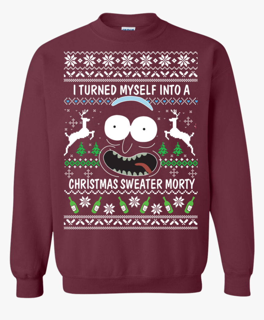 Rick And Morty Christmas Sweater - Christmas Jumper, HD Png Download, Free Download