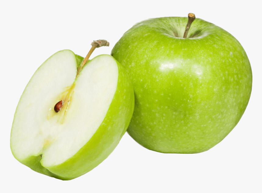 Apple Green Open Slice - Green Apple Fruit Png, Transparent Png, Free Download