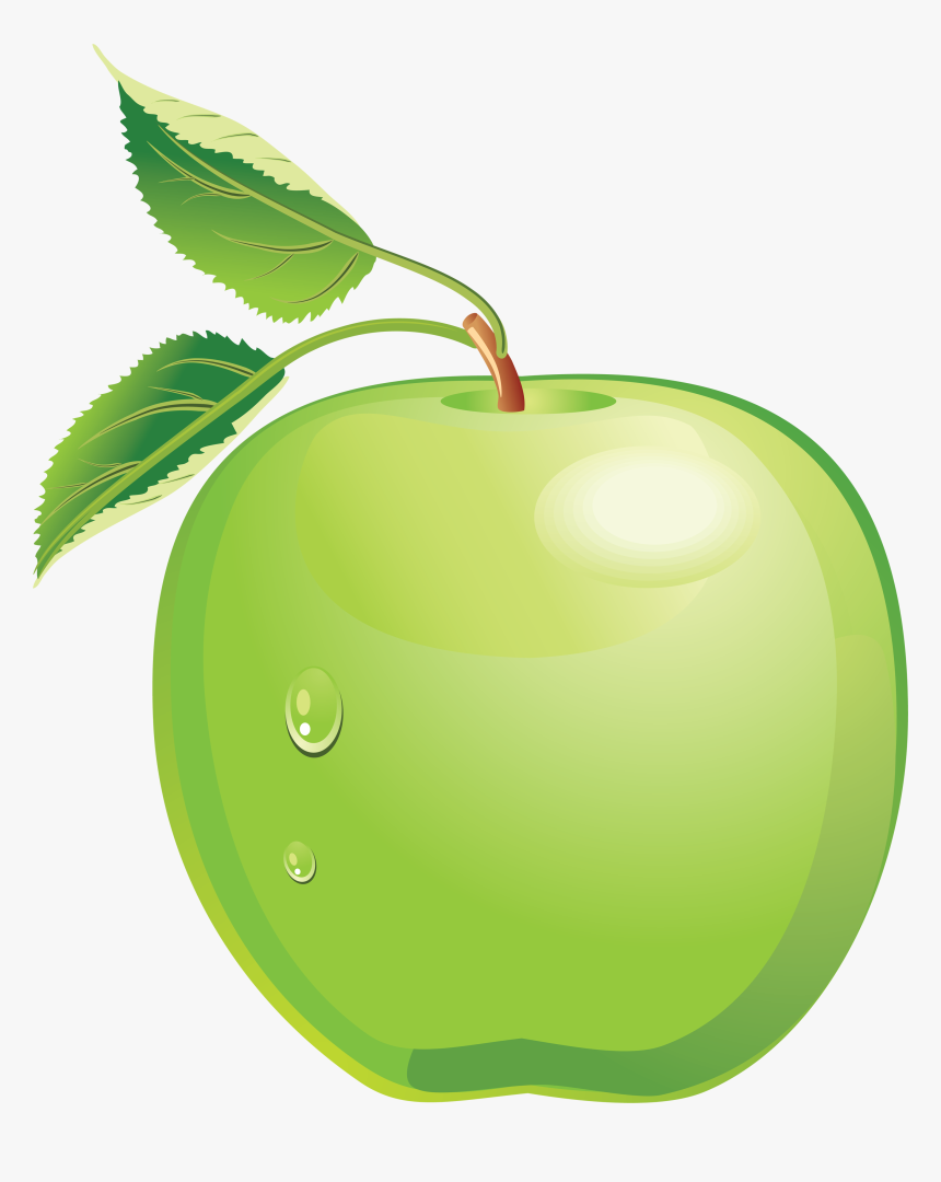 Transparent Background Green Apple Clipart, HD Png Download, Free Download