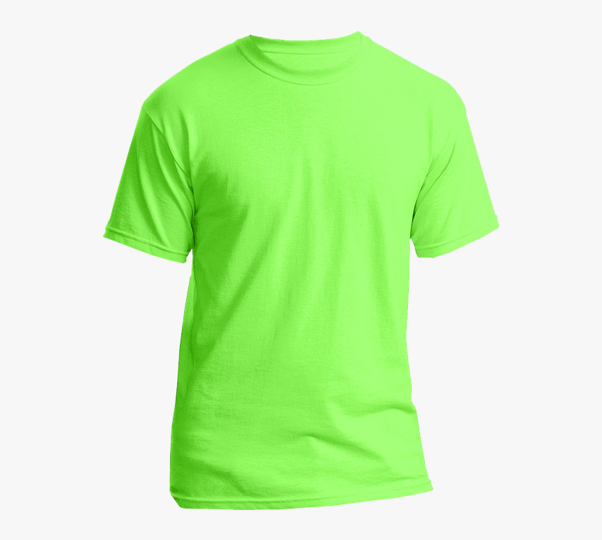 Blank, Tshirt, Front, Clothing, Apparel, T-shirt, Plain - Blank Light Green T Shirt, HD Png Download, Free Download