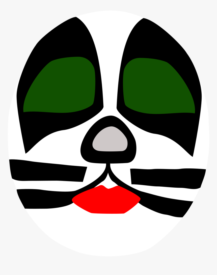 Kiss Makeup Png - Peter Criss Make Up, Transparent Png, Free Download