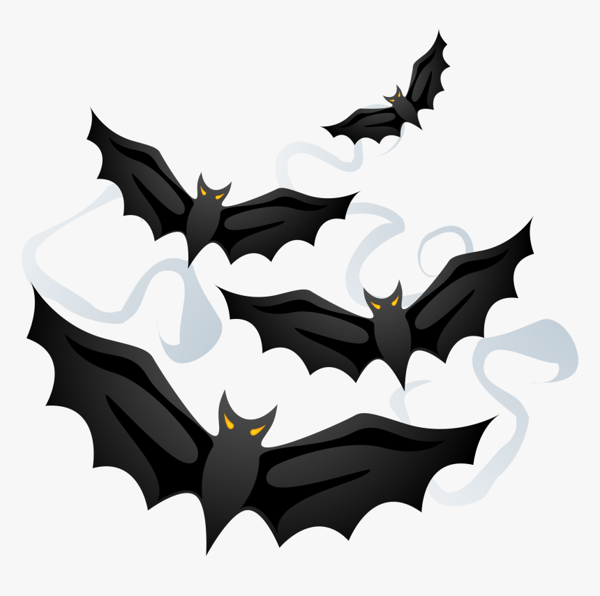 Bat Clipart Transparent Clip - Halloween Creepy Png, Png Download, Free Download