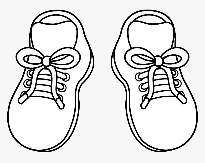 Free Cartoon Download Clip - Shoes Clipart Black And White, HD Png Download, Free Download