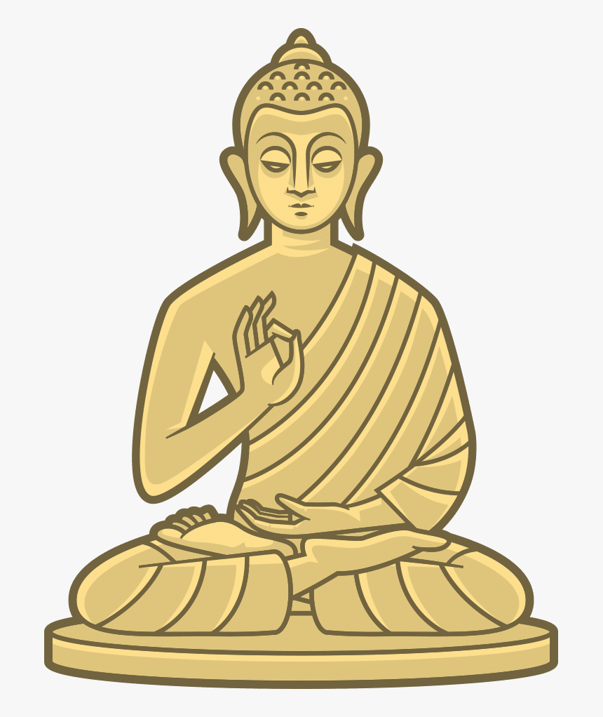 Cartoon Picture Of Gautam Buddha, HD Png Download, Free Download
