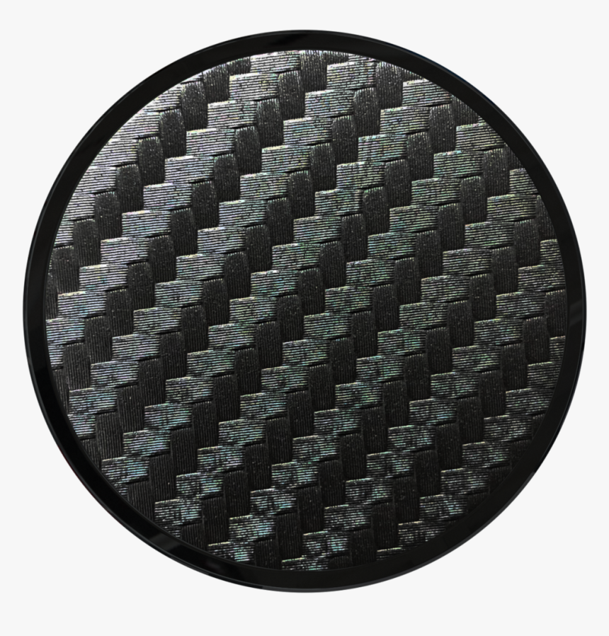 Black Carbon Fiber - Carbon Fiber Circle Png, Transparent Png, Free Download