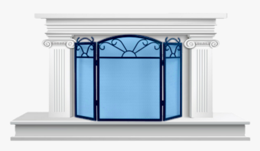 #fireplace #white #blue #screen - Arch, HD Png Download, Free Download
