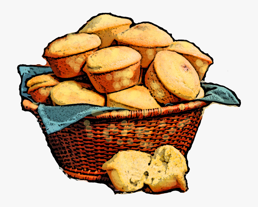 Transparent Stuffing Png - Cornbread Muffins Clipart, Png Download, Free Download