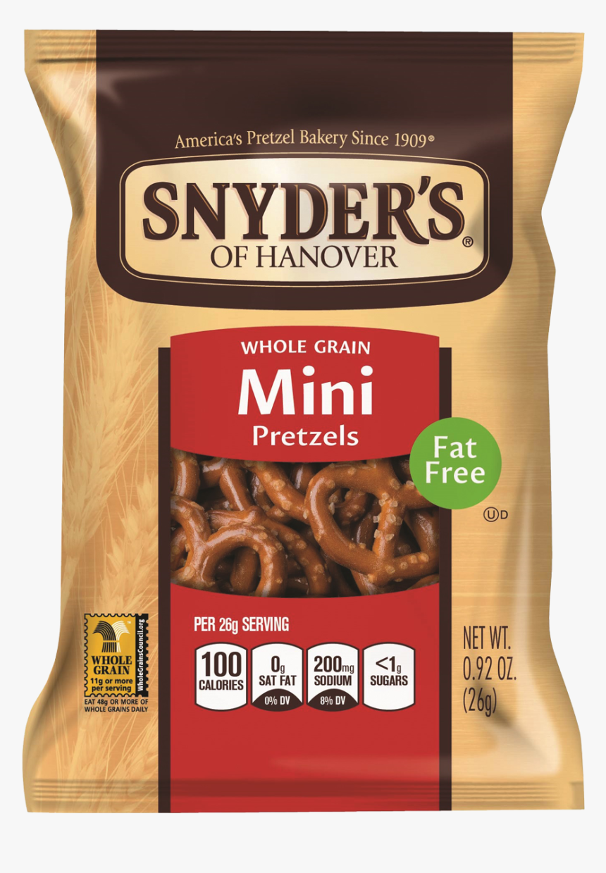 Healthy Office Snacks, Snyder"s Mini Pretzels - Snyder Pretzels, HD Png Download, Free Download