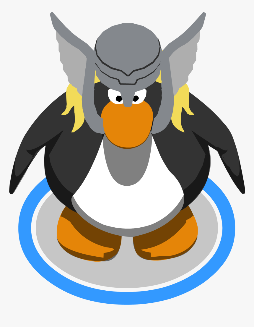 Thor Clipart Thor Helmet - Club Penguin Character In Game, HD Png Download, Free Download