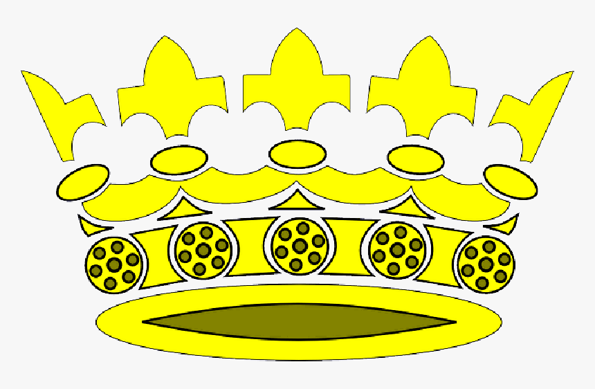 King, Queen, Cartoon, Round, Free, Gold, Crown, HD Png Download, Free Download