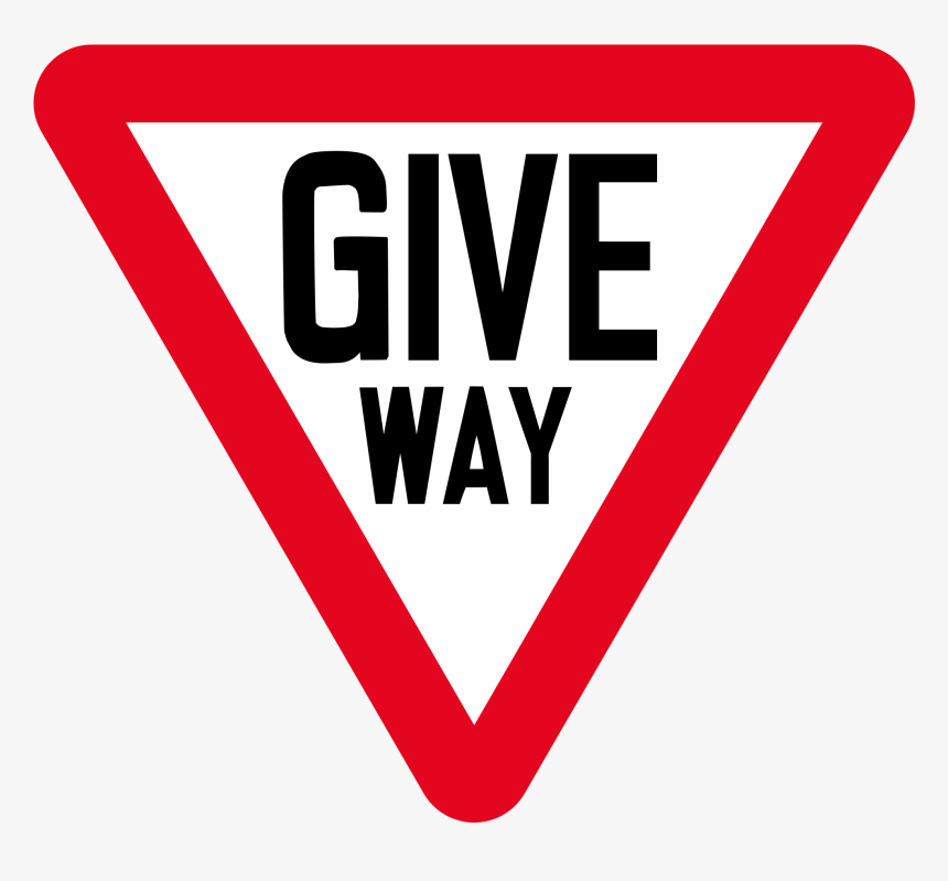 Thumb Image - Road Signs Give Way, HD Png Download, Free Download