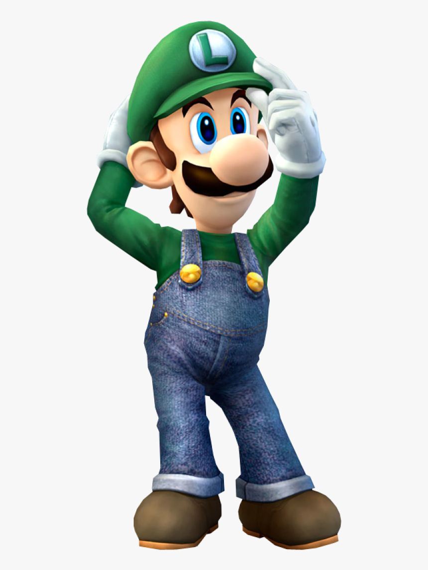 Then And Now - Super Smash Bros Brawl Luigi, HD Png Download, Free Download