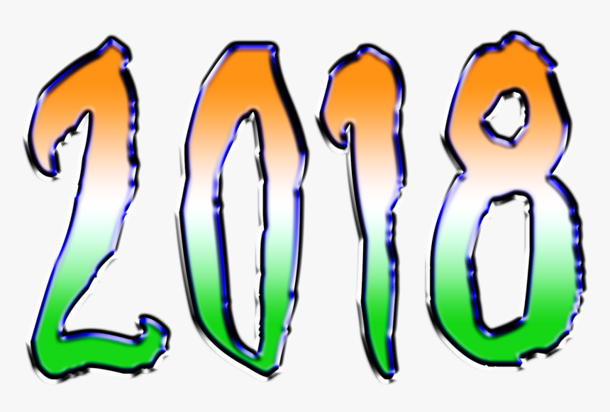 Happy New Year 2018 Png, Transparent Png, Free Download