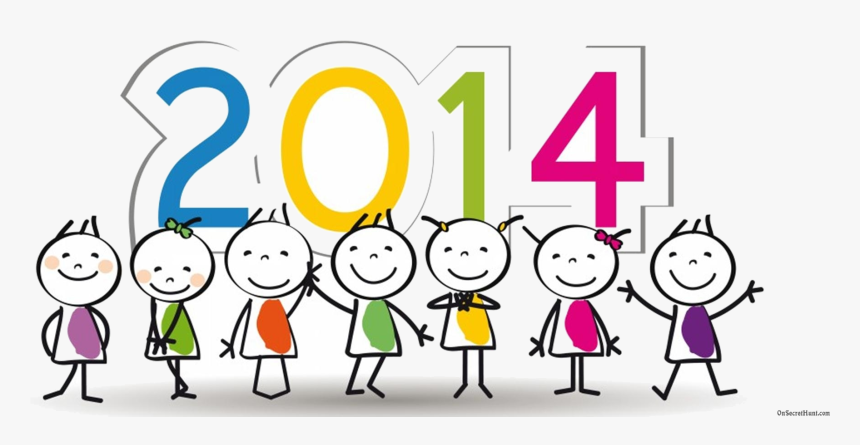 Happy New Year Clip Art Banners Free Clipart Images - 2014 Clipart, HD Png Download, Free Download