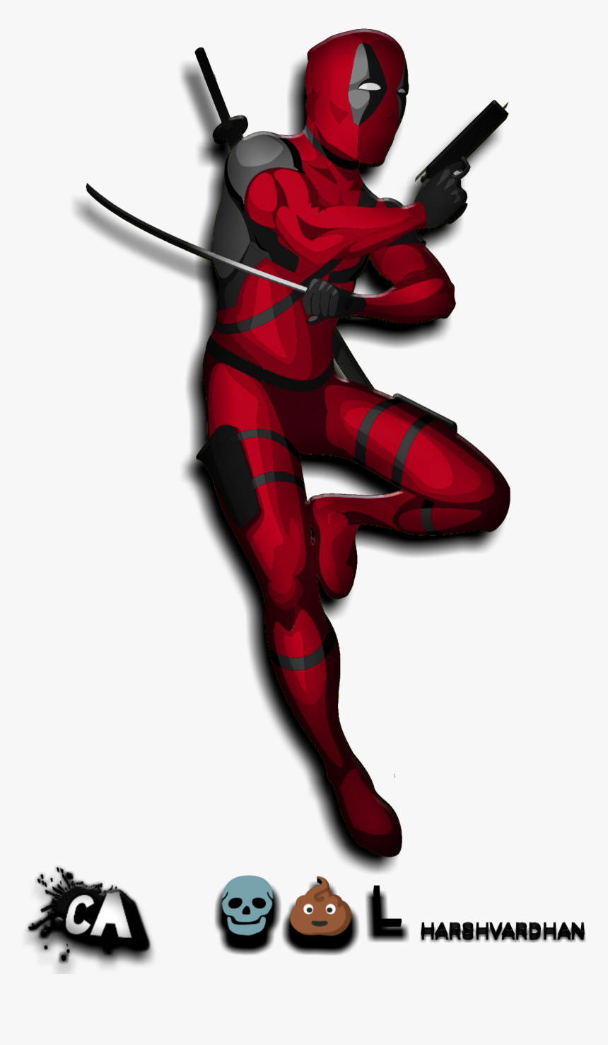 Transparent Deadpool Face Png - Cartoon, Png Download, Free Download