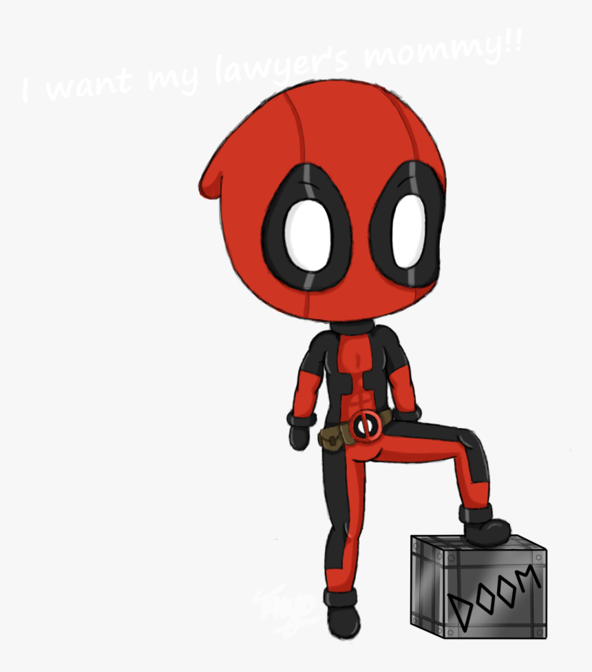 Jpg Free Deadpool Clipart Chibi Girl - Deadpool No Background Gif, HD Png  Download - kindpng