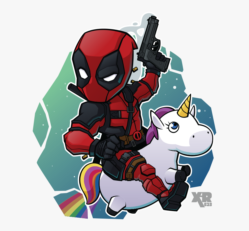 Deadpool Unicorn Chibi, HD Png Download, Free Download