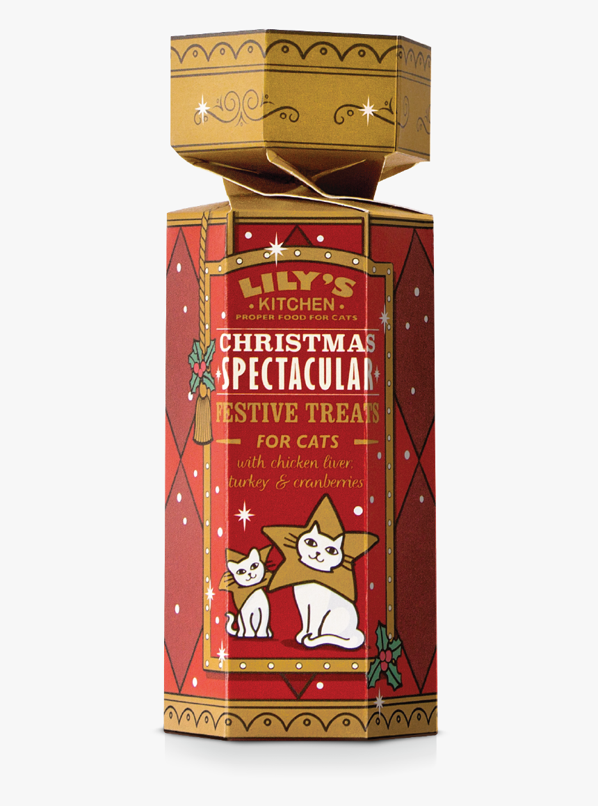 Transparent Christmas Cat Png - Lily's Kitchen Christmas, Png Download, Free Download