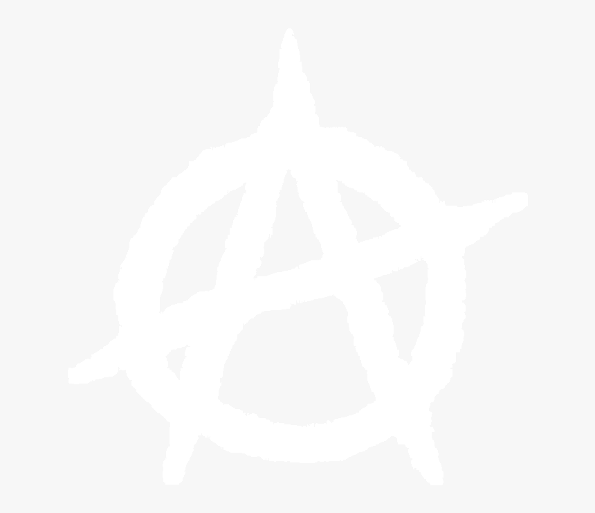 Black And White Anarchy , Png Download - Logo Anarchy, Transparent Png, Free Download