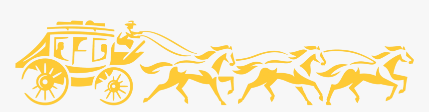 Wells Fargo Logo - Running Horses Stencil, HD Png Download, Free Download