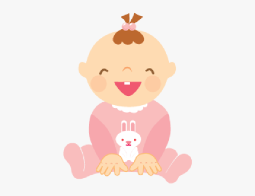 Happy Baby Girl Clipart, HD Png Download, Free Download