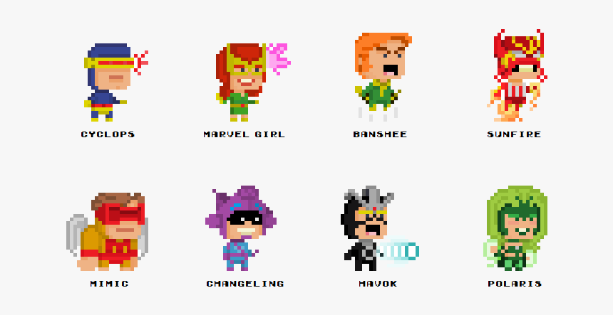 X Men 8 Bit, HD Png Download, Free Download