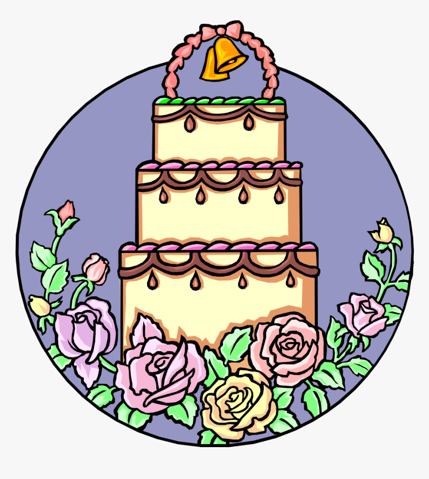 Wedding Cake Clipart Png -layered Wedding Cake - Jerry's Peanut Butter Cup, Transparent Png, Free Download