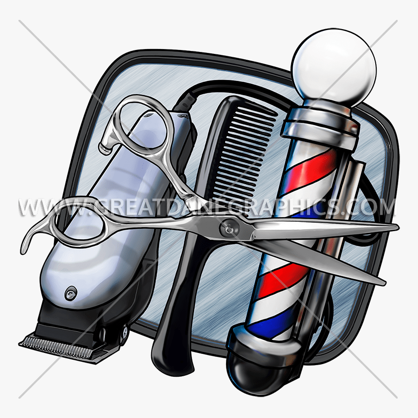 Barbershop Clipart , Png Download - Cartoon Barber Tools, Transparent Png, Free Download