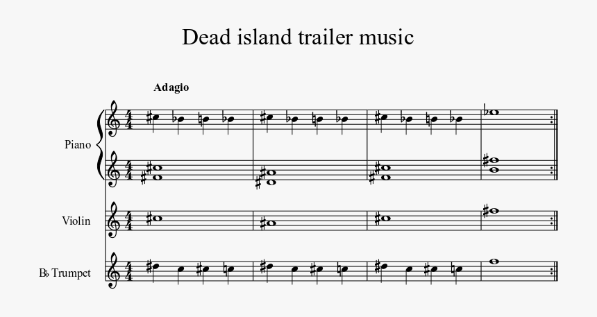 Dead Island Theme Song Trumpet, HD Png Download, Free Download