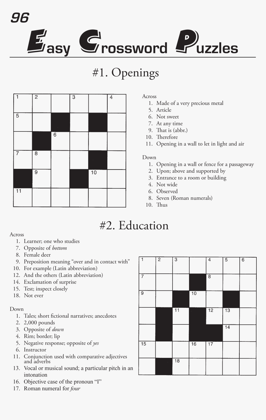 Crossword Puzzle Template Free from www.kindpng.com