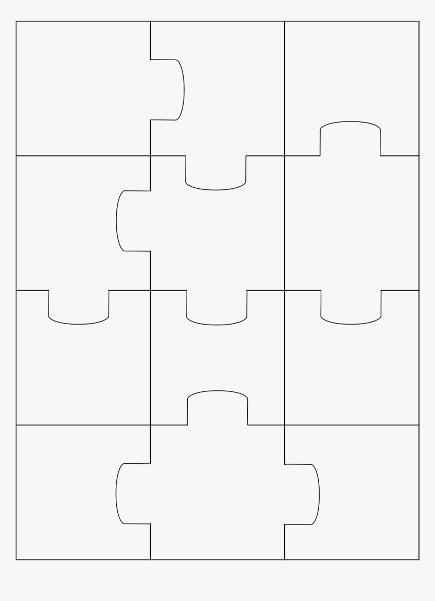 Great Jigsaw Template Pictures Blank Puzzle Piece Free - Cross, HD Png Download, Free Download