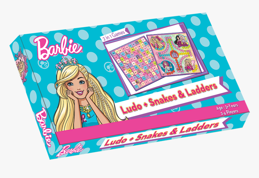 Ludo Snakes And Ladders - Barbie, HD Png Download, Free Download