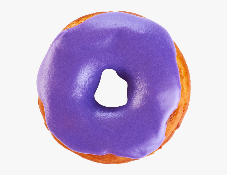 Doughnut With Purple Glaze, HD Png Download, Free Download