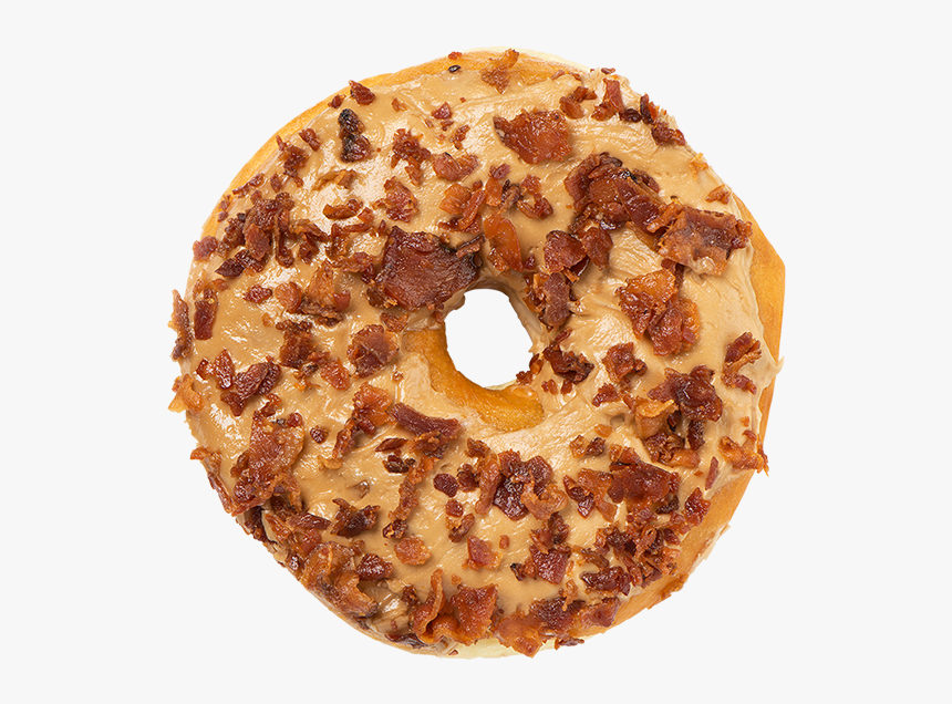 Maple Bacon Donut - Maple Bacon Donut Png, Transparent Png, Free Download