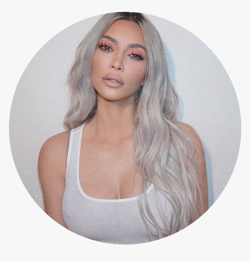 Kim Kardashain - Kim K Gray Hair, HD Png Download, Free Download