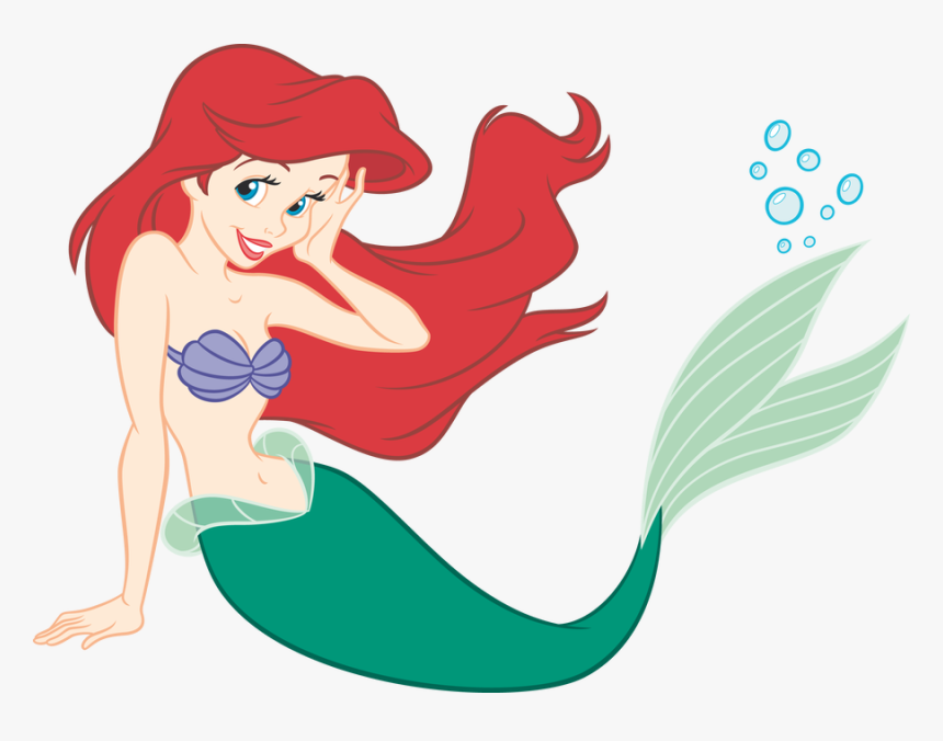 Clip Art Disney Ariel Mermaid, HD Png Download, Free Download