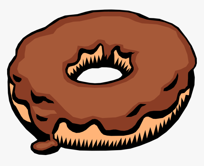 Or Doughnut Vector Image - Illustration Jpg Donut, HD Png Download, Free Download