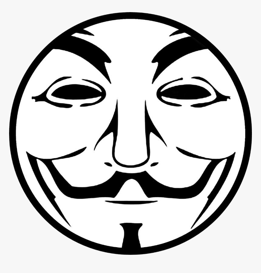 #anonymous - Guy Fawkes Mask Logo, HD Png Download, Free Download