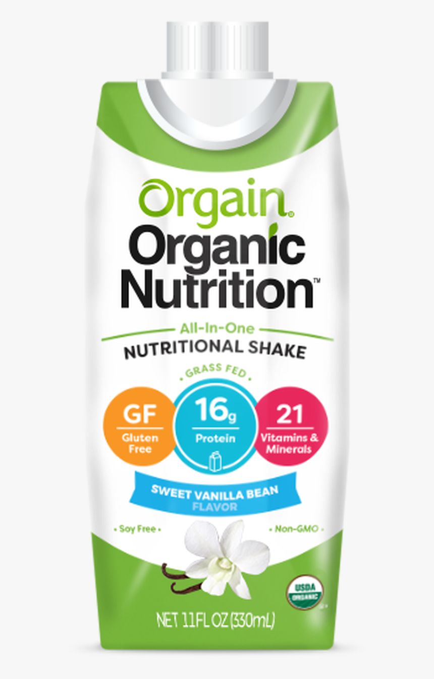 Orgain Organic Nutritional Shake - Management Of Hair Loss, HD Png Download, Free Download