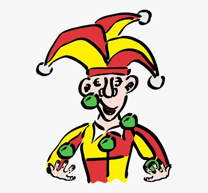 Clown Juggler Funny - Medieval Times Cartoon Art, HD Png Download, Free Download