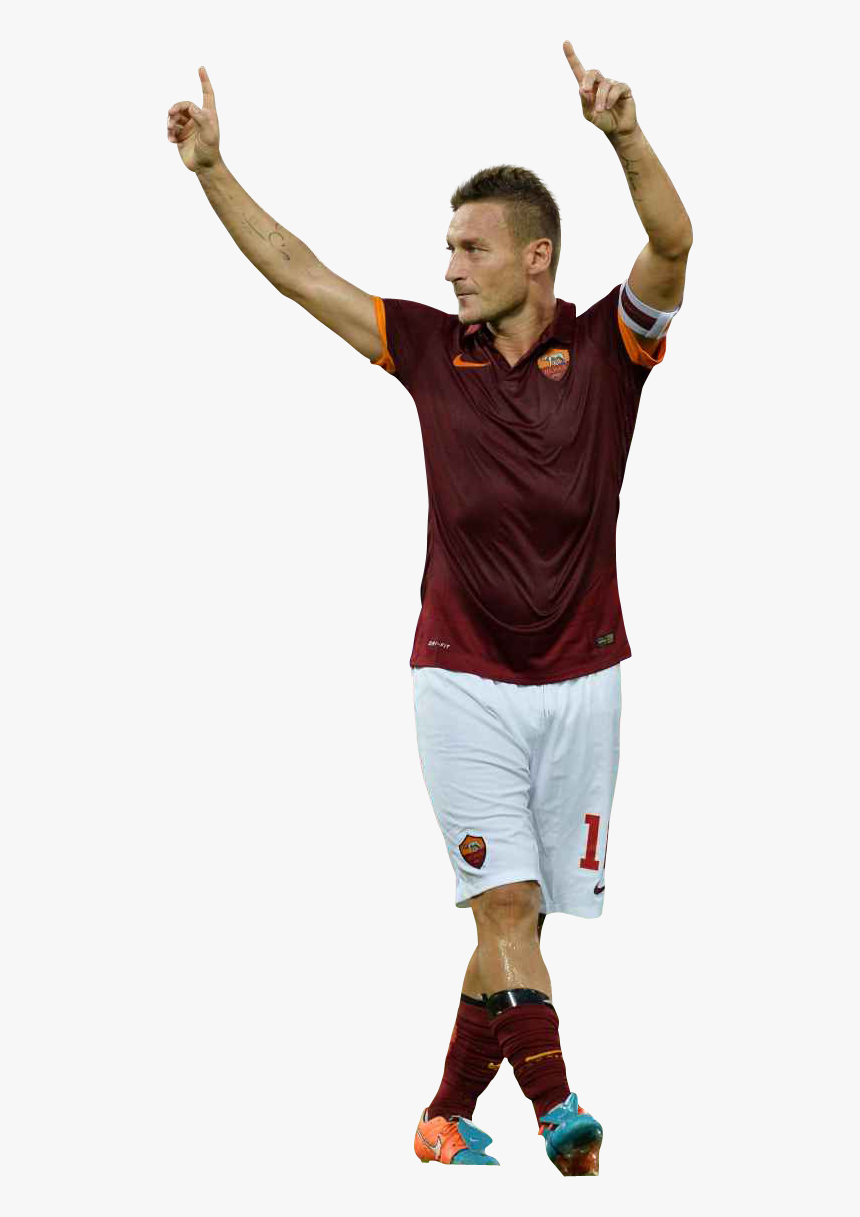 Roma Transparent Images - Totti Png, Png Download, Free Download