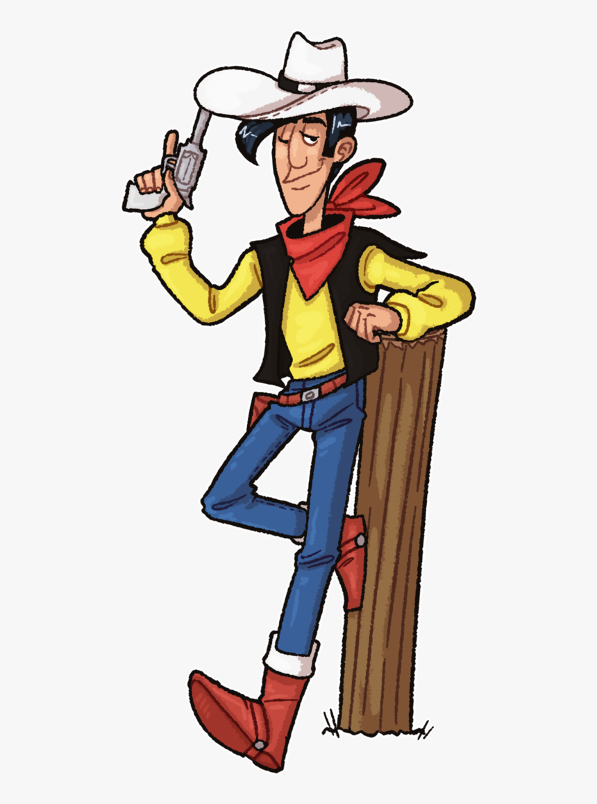 Png Lucky Luke - Cartoon Lucky Luke, Transparent Png, Free Download